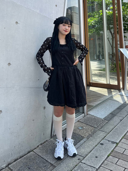 ＜IT2242408＞　コットンレースチュニック