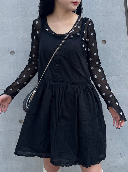 ＜IT2242408＞　コットンレースチュニック