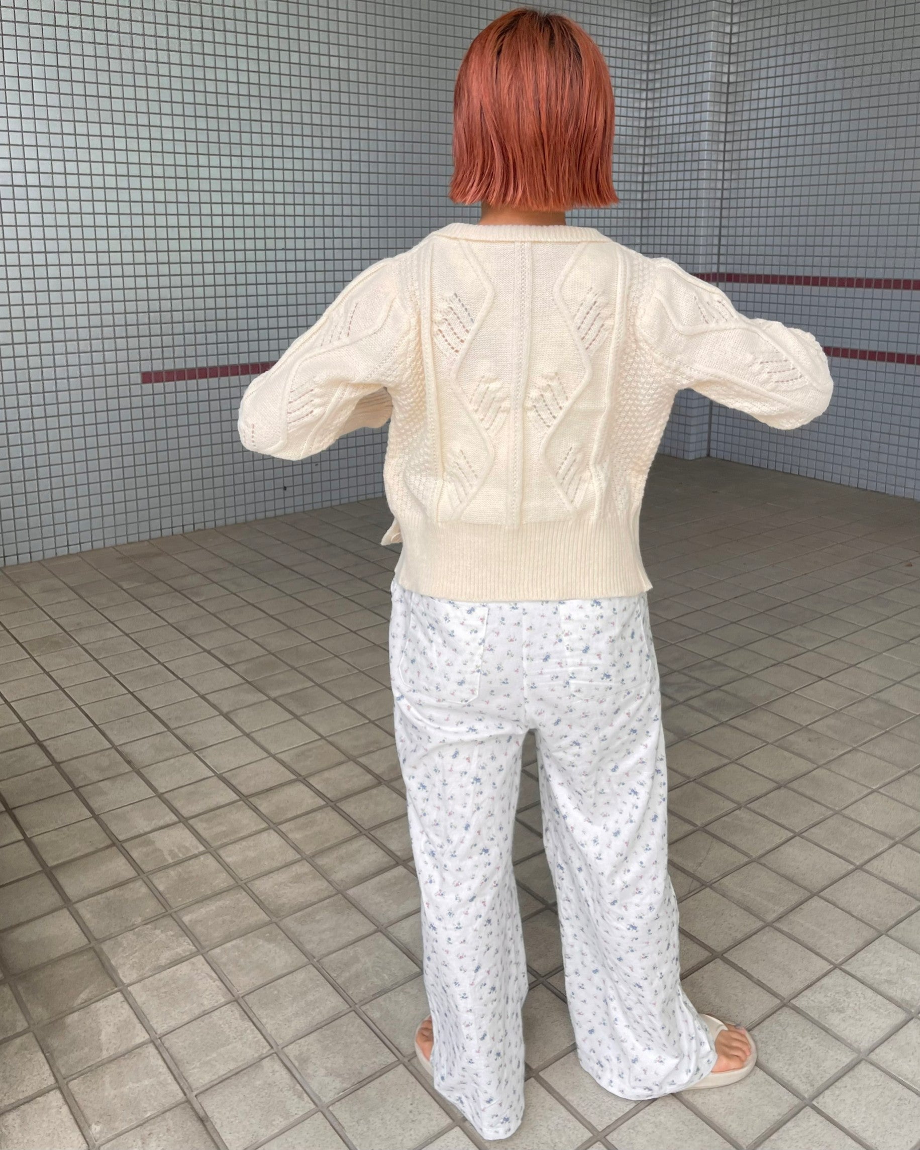 ＜LT2233105＞　カラーカーディガン