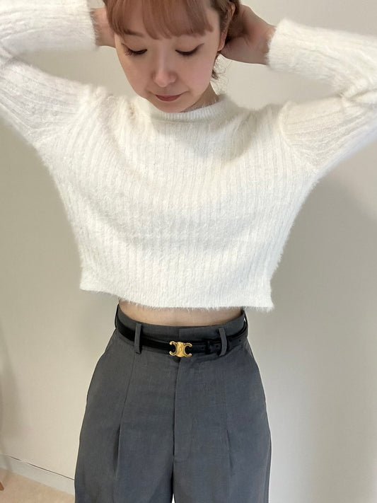 ＜FL2233505＞　Fluffy knit