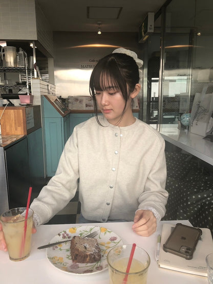 ＜IN2244709＞　クルーネックライトブルゾン