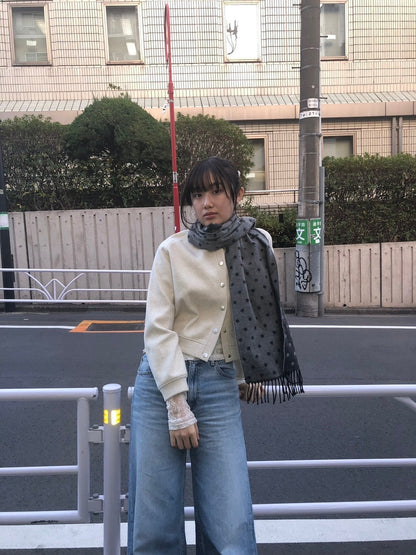 ＜IN2244709＞　クルーネックライトブルゾン