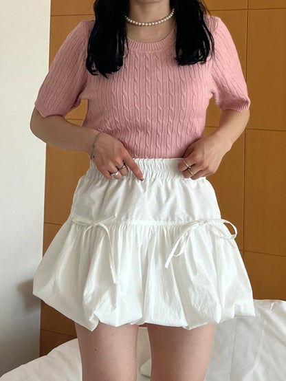 ＜IT2242414＞　半袖ニットトップス
