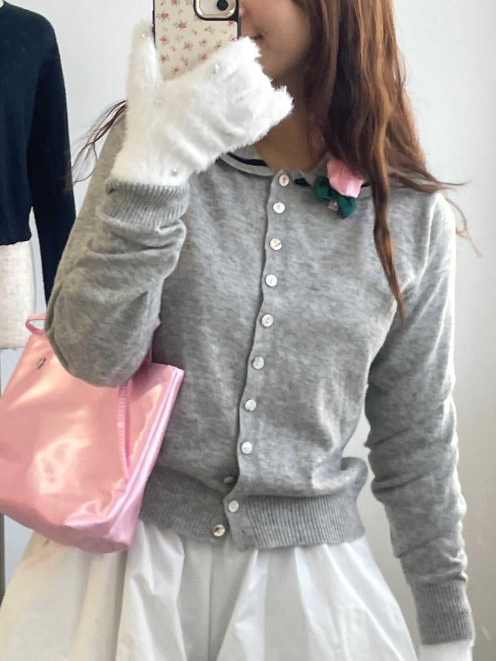 ＜LD4244901＞　ローズヘアクリップ