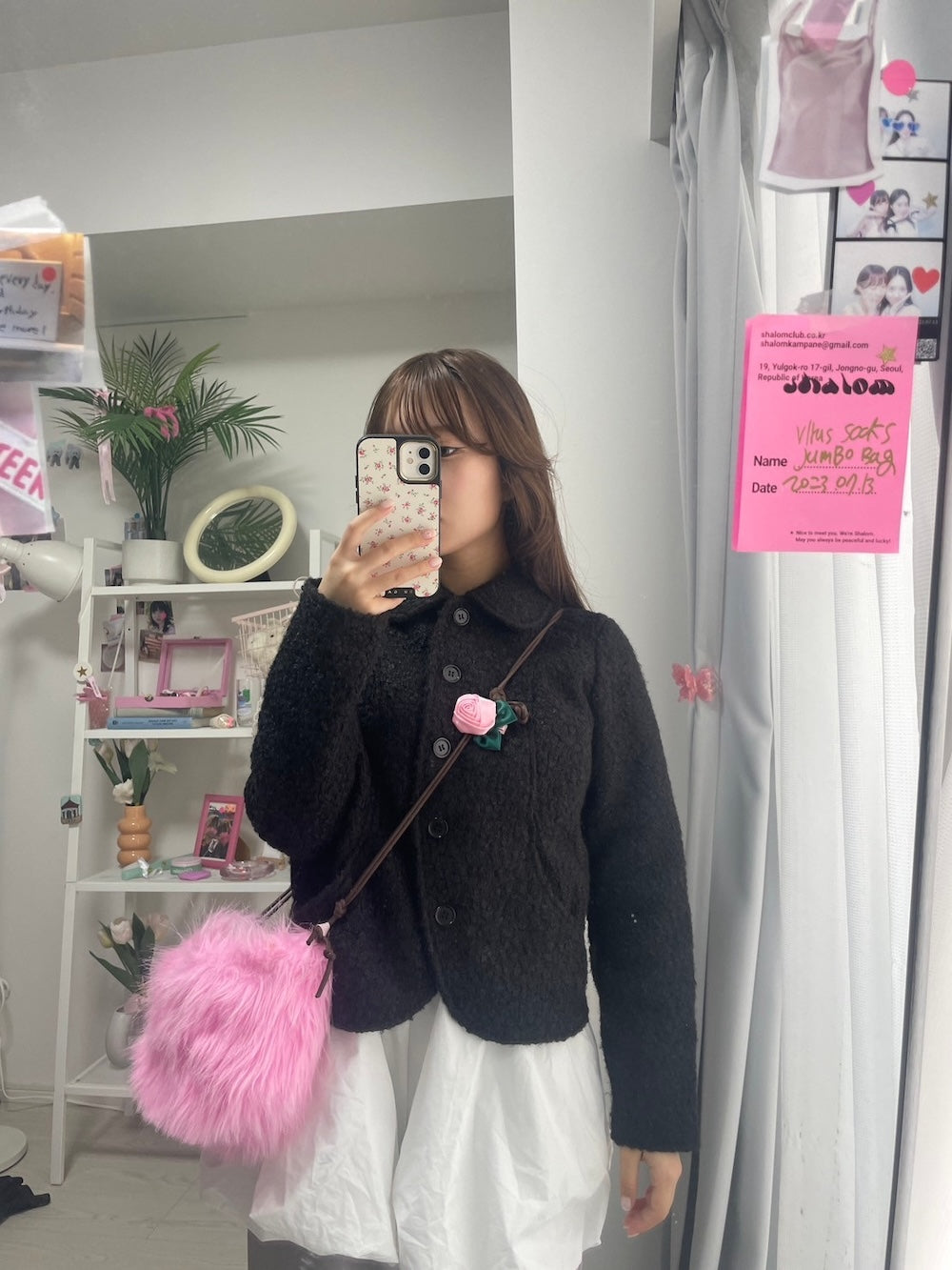 ＜LD4244901＞　ローズヘアクリップ