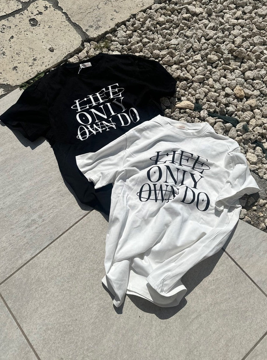 ＜LE2242912＞　ロゴビッグTシャツ