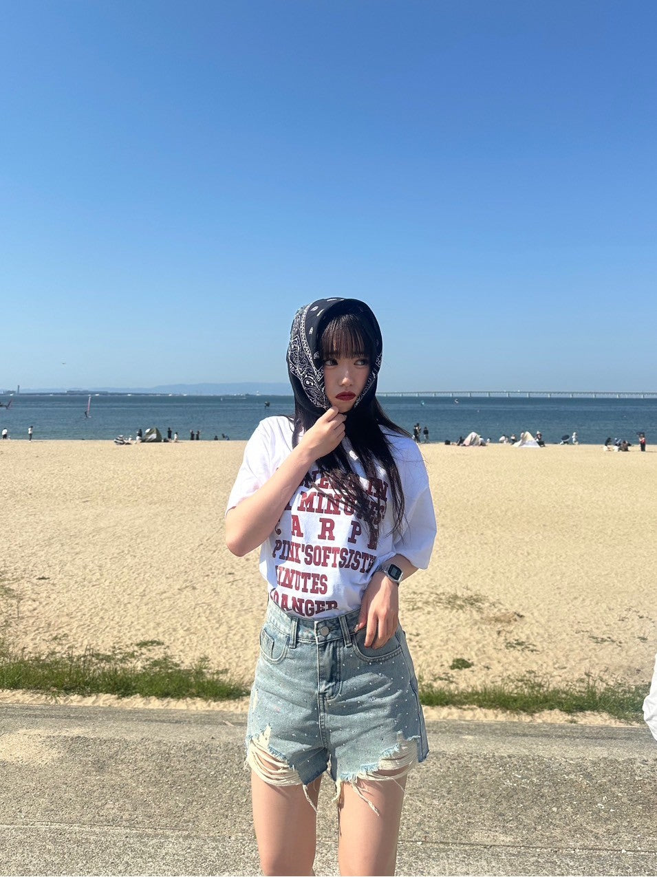 ＜LE2242911＞　ビンテージロゴビッグTシャツ