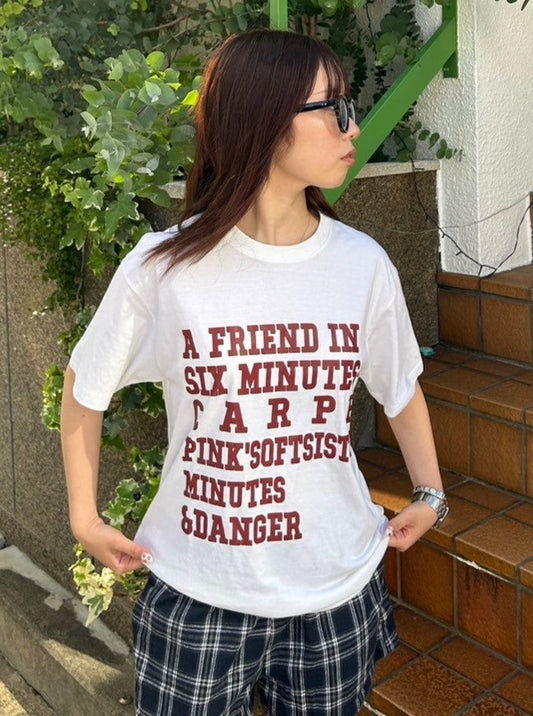 ＜LE2242911＞　ビンテージロゴビッグTシャツ