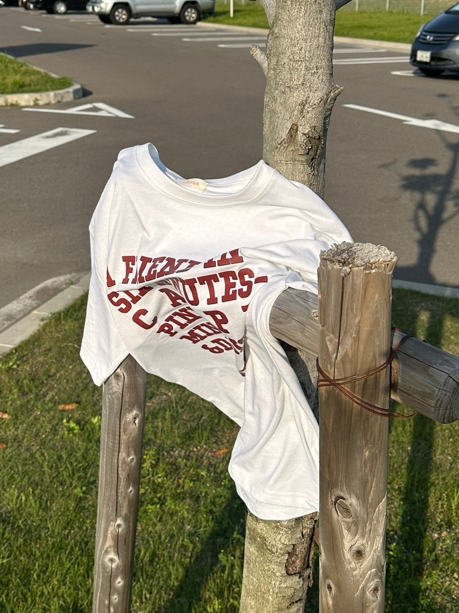＜LE2242911＞　ビンテージロゴビッグTシャツ