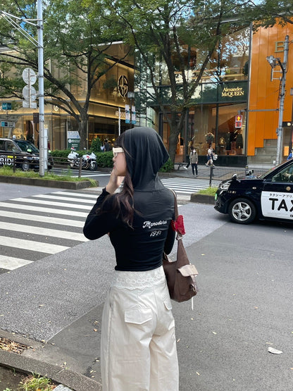 ＜QU2243203＞　ウエストリボンデザインワイドパンツ