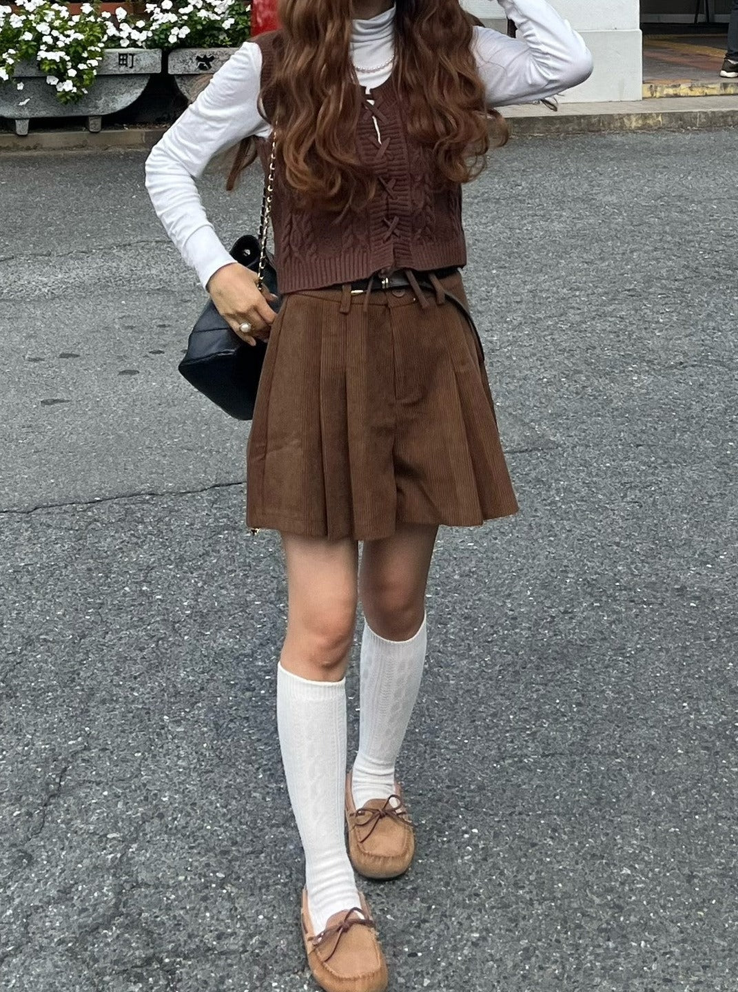 ＜CA2233817＞　コーデュロイショートパンツ