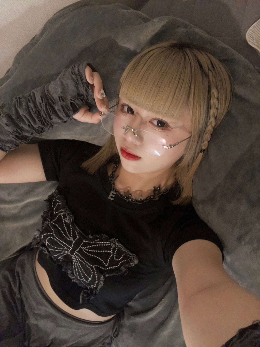 ※ラスト3点！＜GR2242504＞　バタフライTシャツ