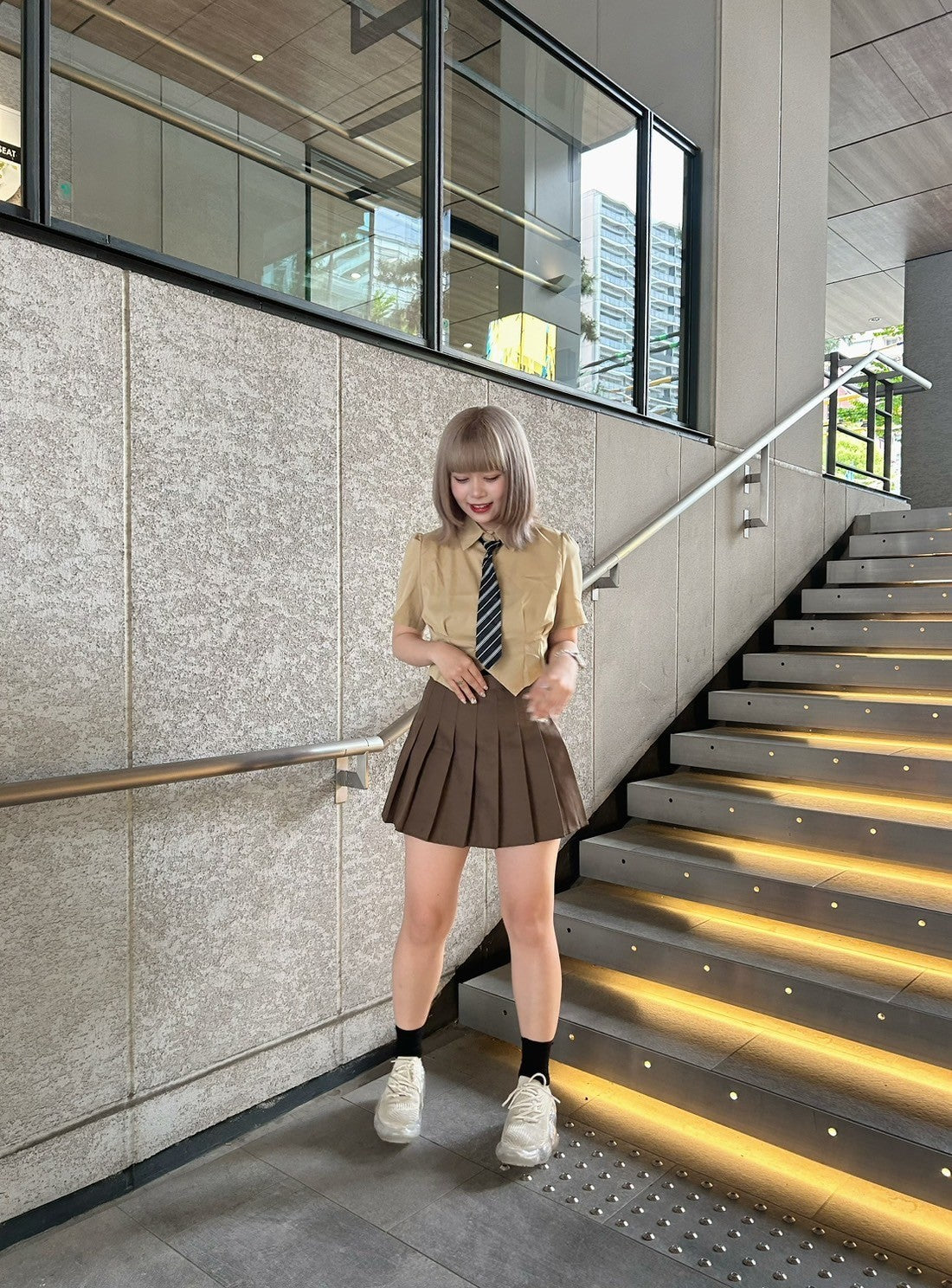 ＜GR2242512＞　ネクタイ付きシャツ