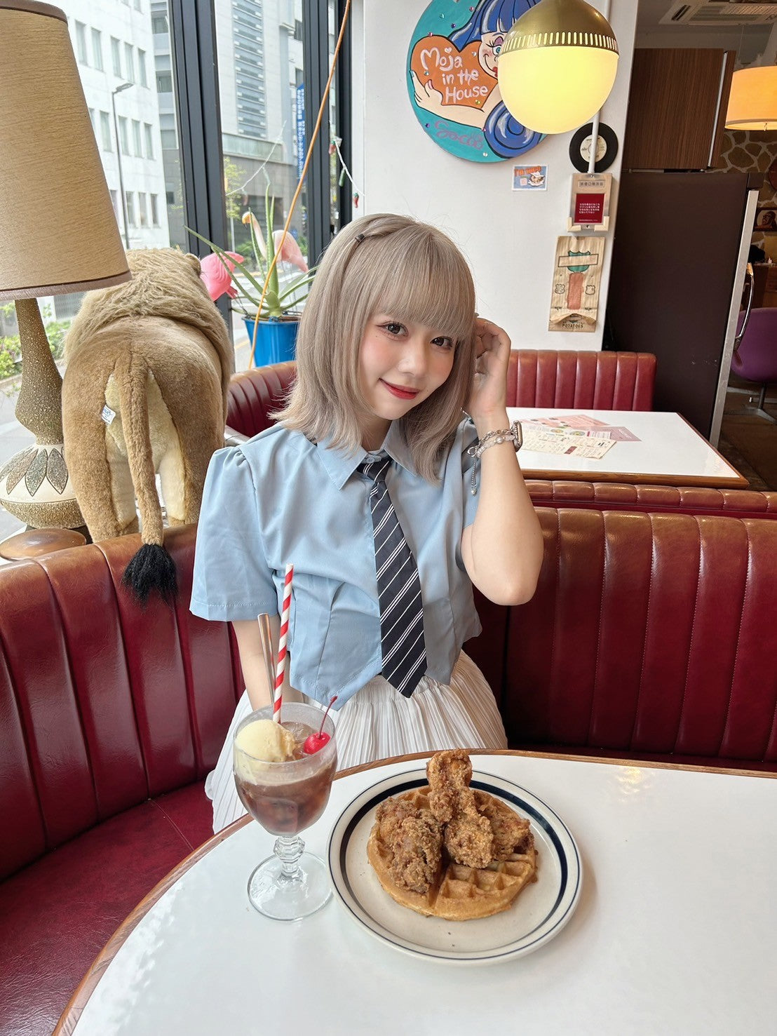 ＜GR2242512＞　ネクタイ付きシャツ