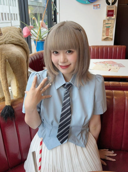 ＜GR2242512＞　ネクタイ付きシャツ