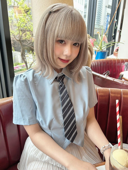 ＜GR2242512＞　ネクタイ付きシャツ
