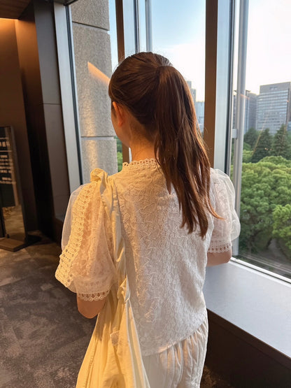 ＜PP2242702＞　レースブラウス