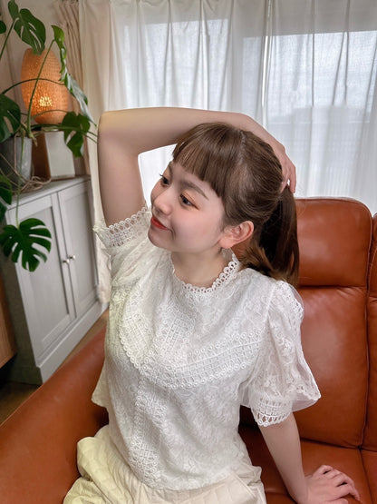 ＜PP2242702＞　レースブラウス