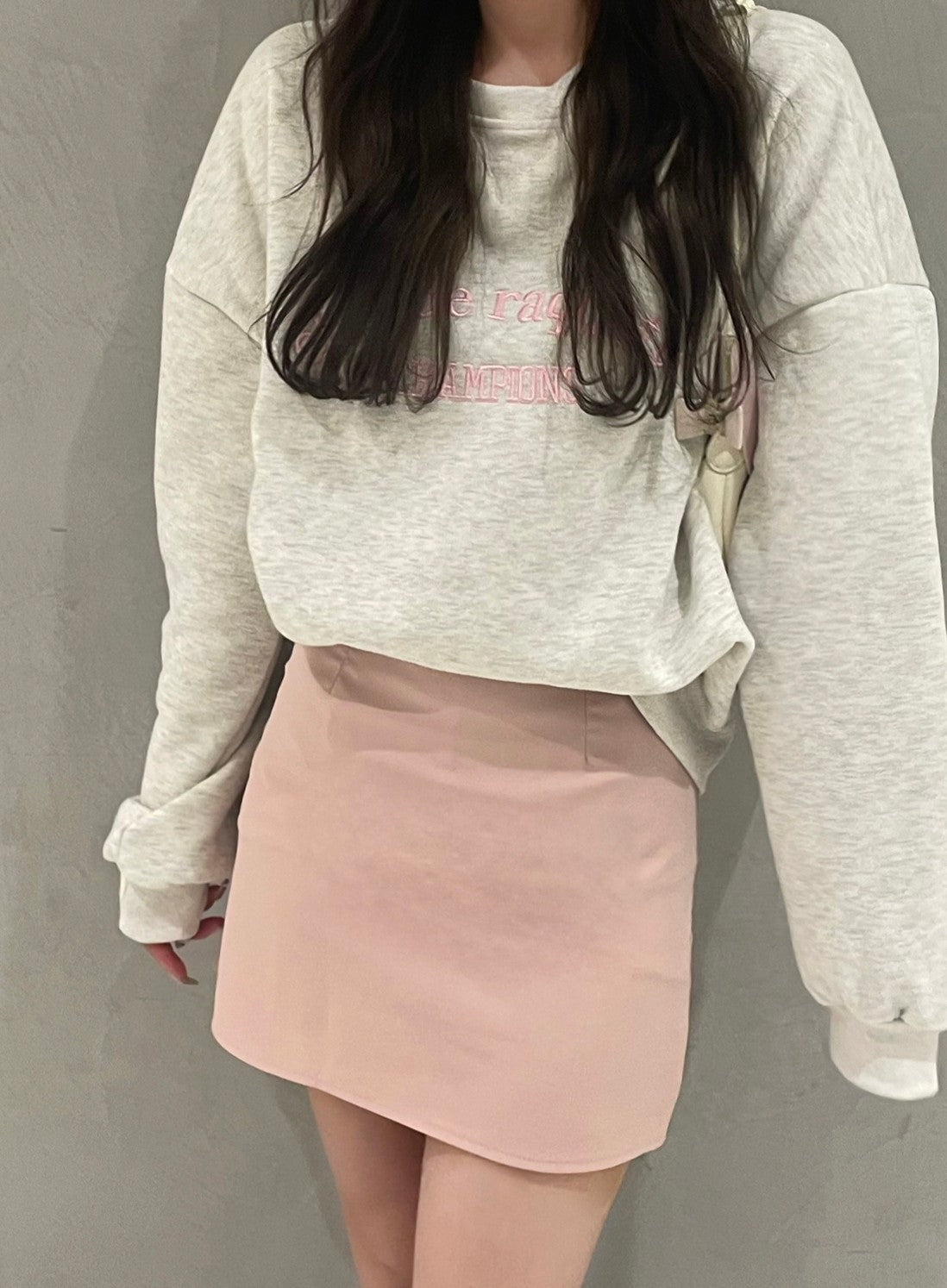 ＜QU2233236＞　シンプルミニスカート