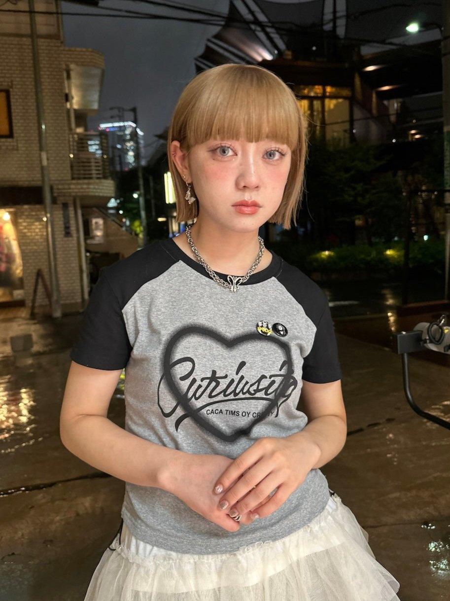 ＜IT2242404＞　サイドドロストラグランᎢシャツ