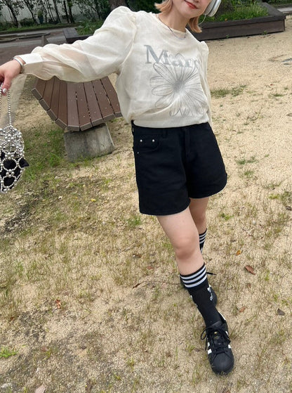 ＜IT2233415＞　シフォンシアーブラウス