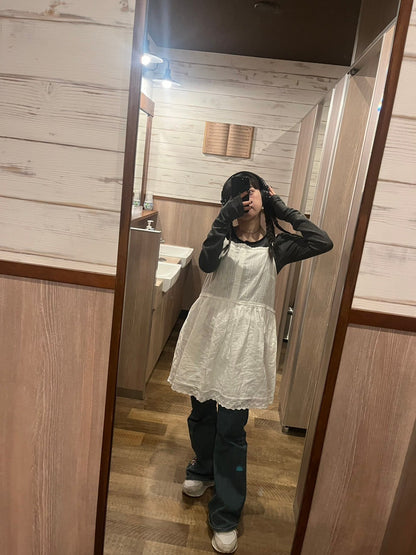 ＜IT2242408＞　コットンレースチュニック