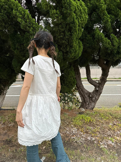 ＜IT2242408＞　コットンレースチュニック