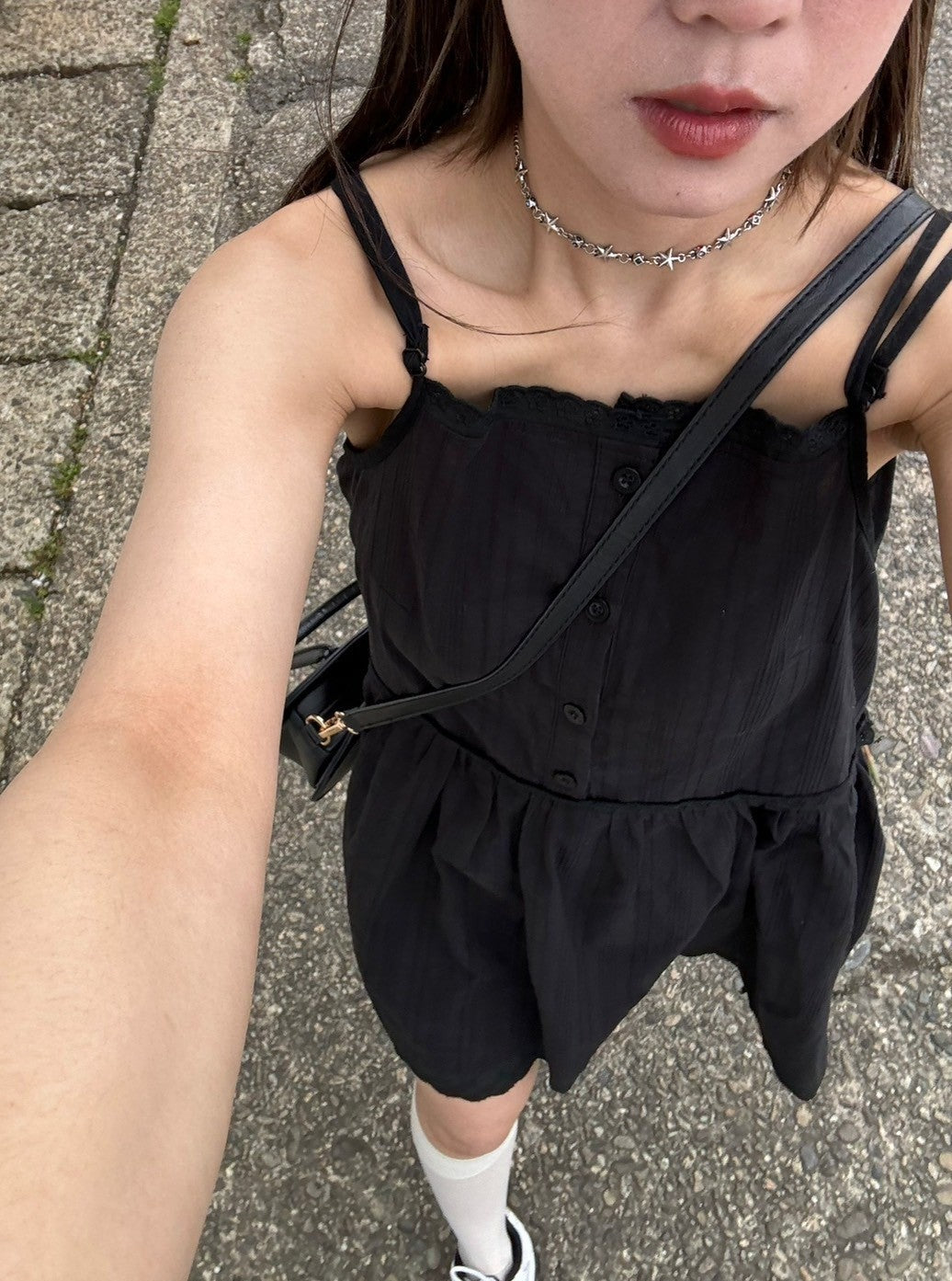 ＜IT2242408＞　コットンレースチュニック