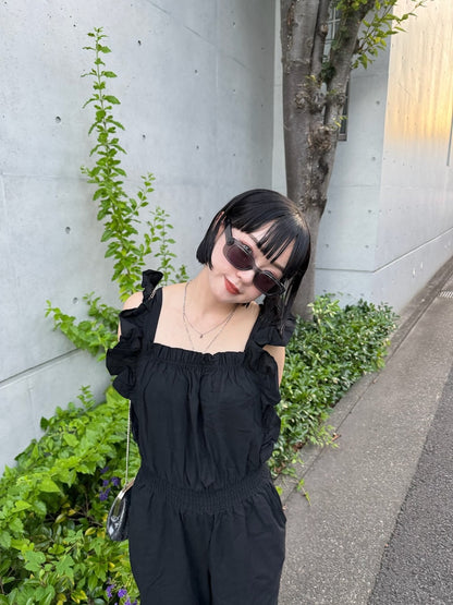※残りわずか! ＜IT2233401＞　フリルオールインワン