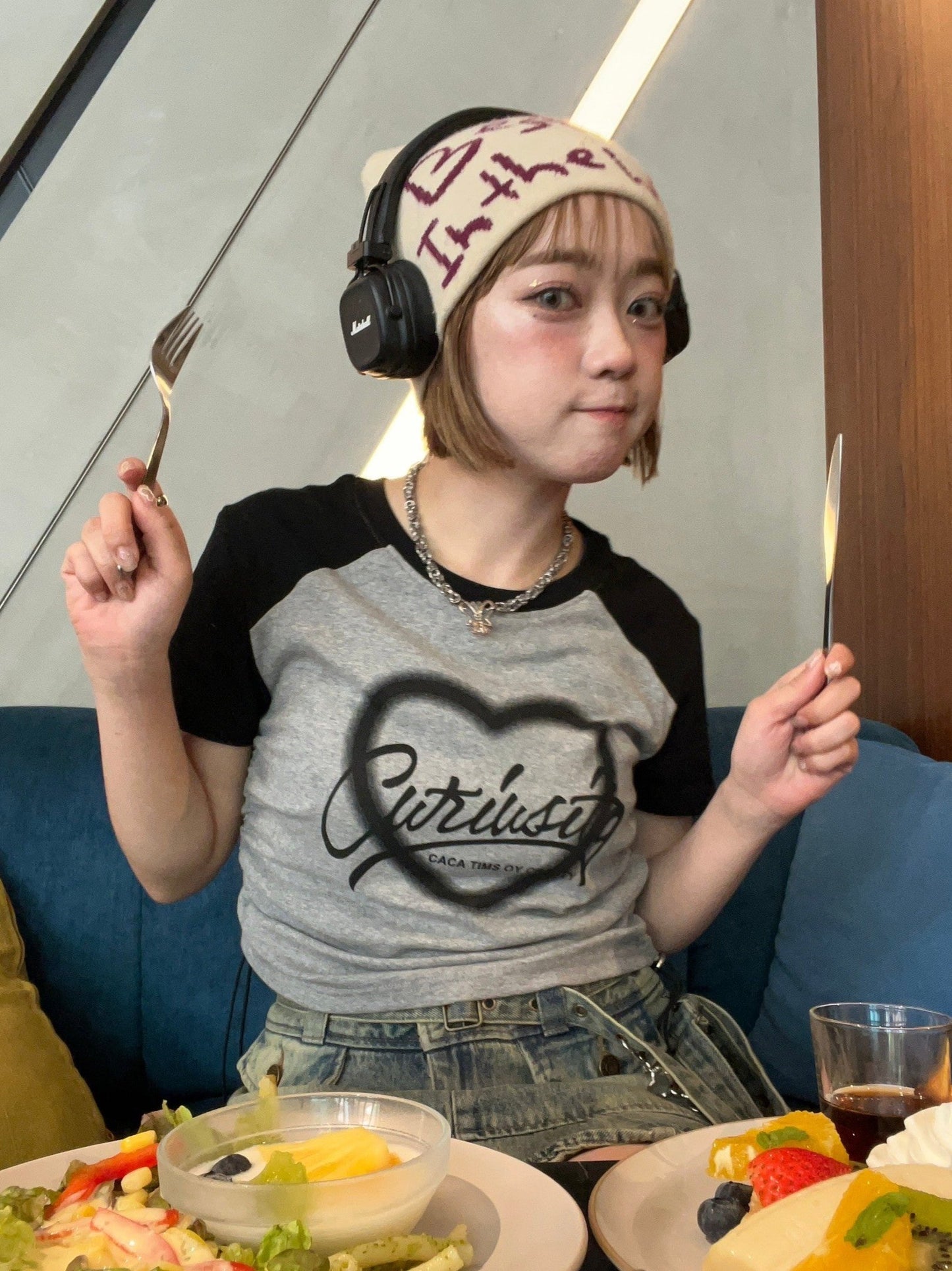 ＜IT2242404＞　サイドドロストラグランᎢシャツ