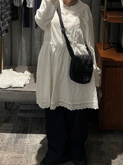 ＜IT2242408＞　コットンレースチュニック