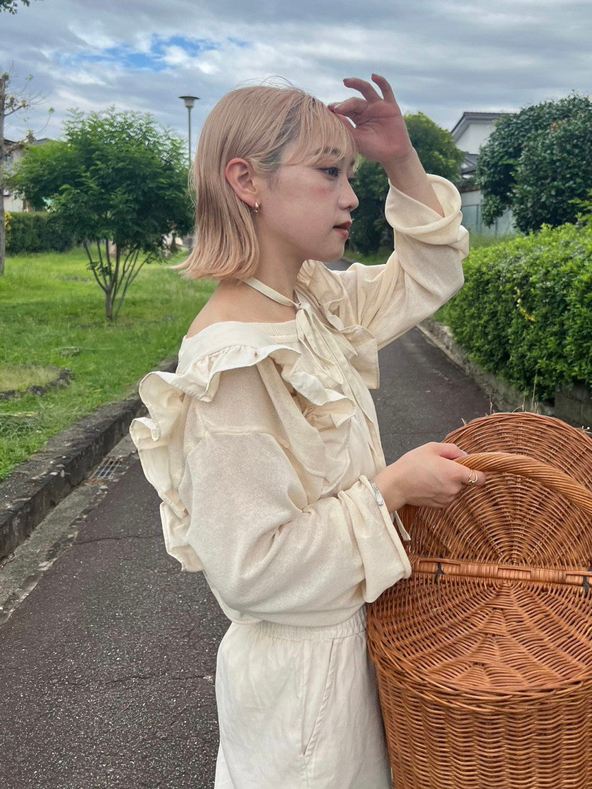 ※残りわずか! ＜IT2233401＞　フリルオールインワン