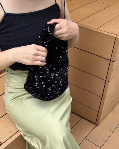 ＜LT1233116＞　スパンコールバッグ