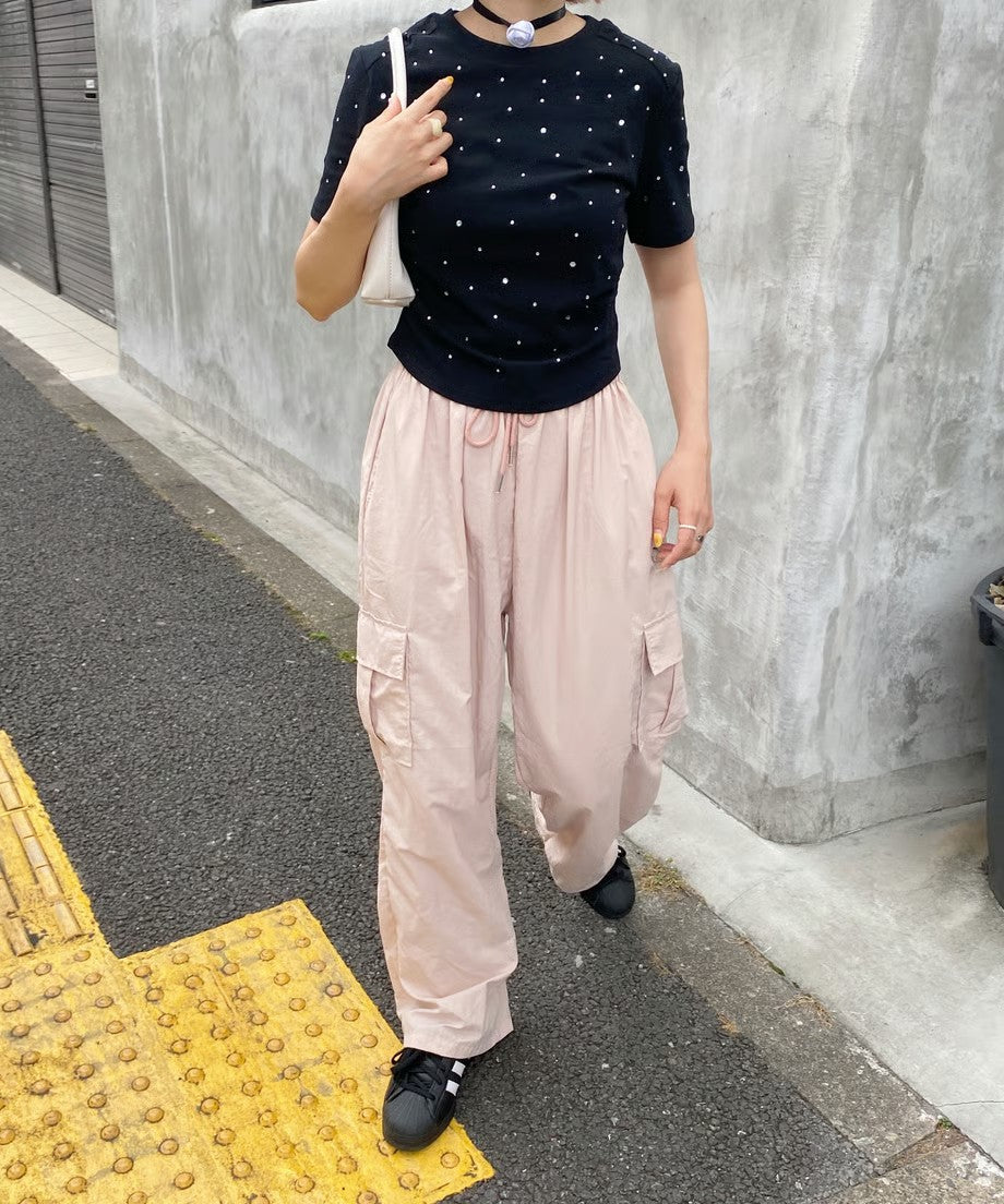♥＜SL2233604＞　ビジューTシャツ