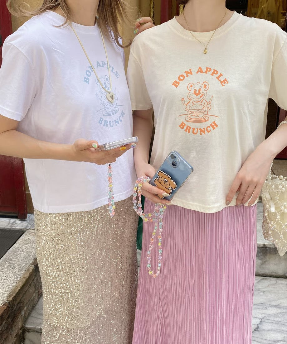 ＜SL2232702＞　Bear lunch T