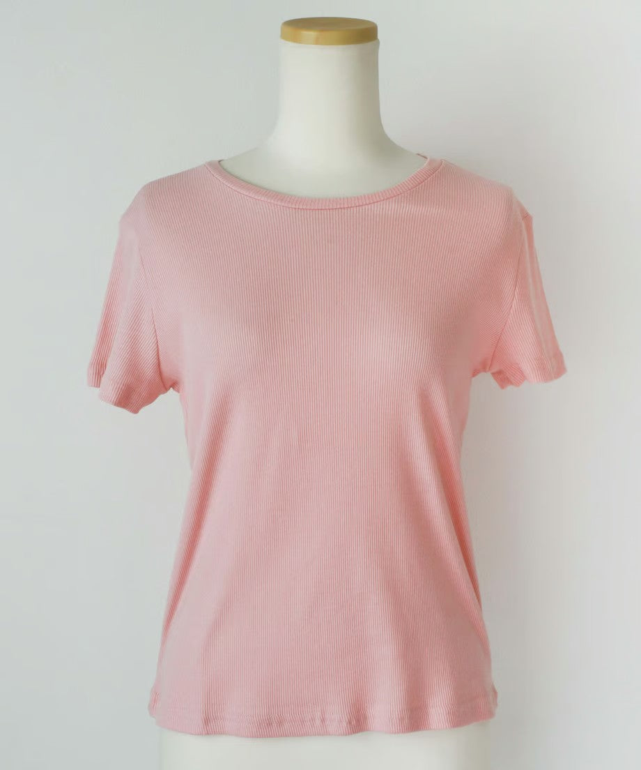 ＜SL2221665＞　カラーリブTシャツ