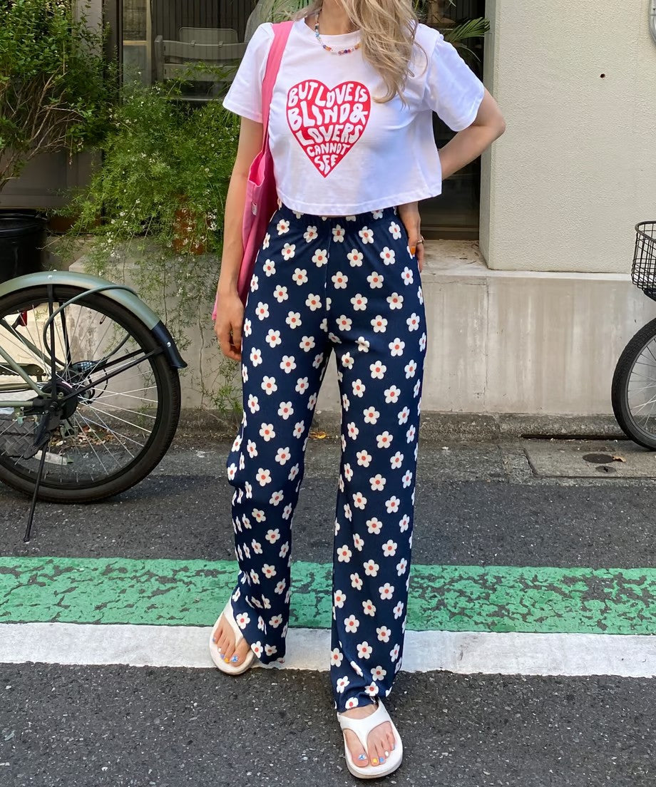 ※残りわずか!＜SL2222767＞　Heart logo short T