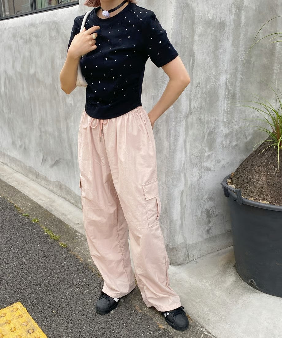 ♥＜SL2233604＞　ビジューTシャツ