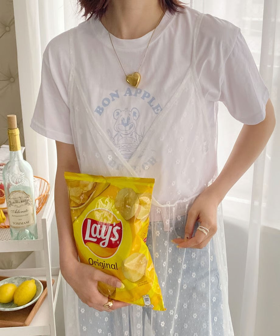 ＜SL2232702＞　Bear lunch T