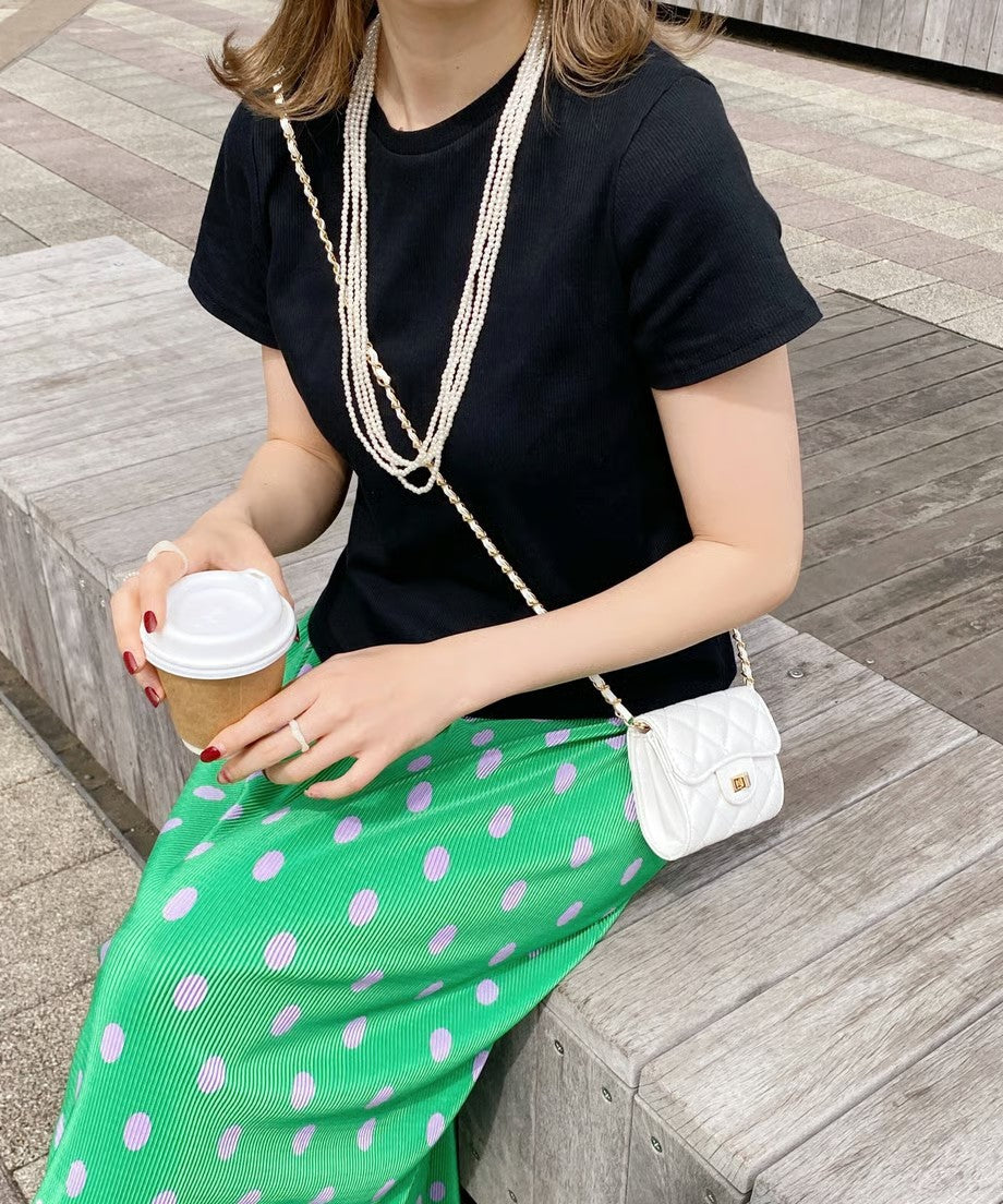＜SL2221665＞　カラーリブTシャツ