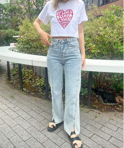 ※残りわずか!＜SL2222767＞　Heart logo short T