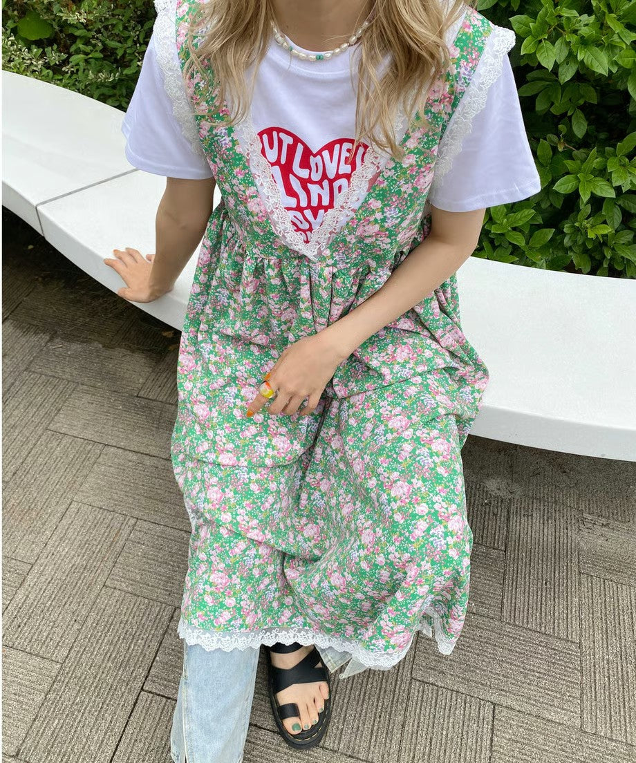 ※残りわずか!＜SL2222767＞　Heart logo short T
