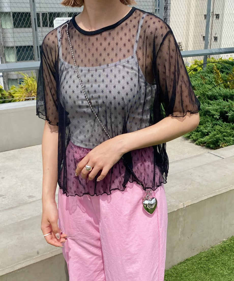 ＜SL2233624＞　チュールメロウTシャツ
