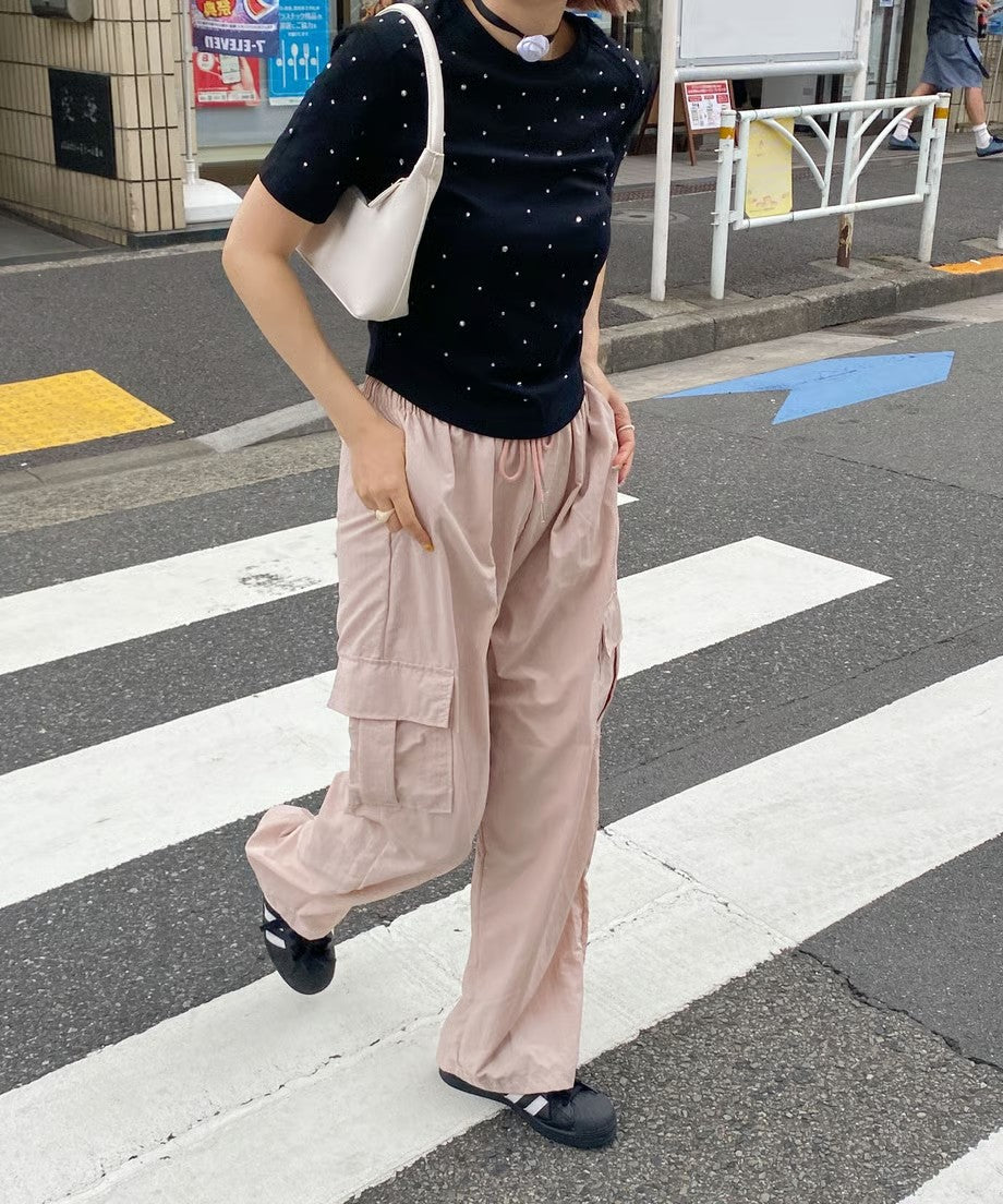 ♥＜SL2233604＞　ビジューTシャツ