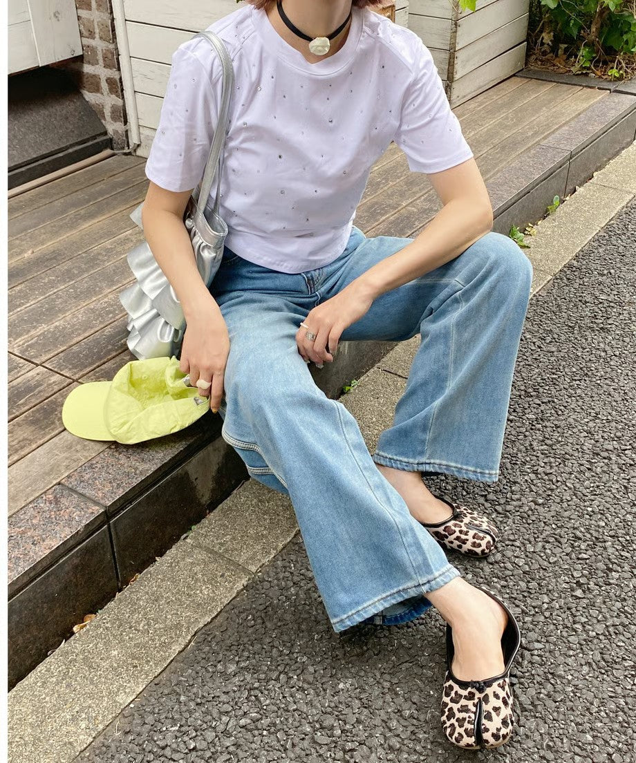 ♥＜SL2233604＞　ビジューTシャツ