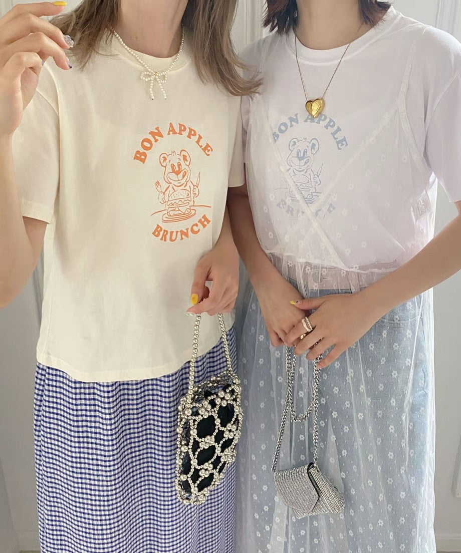 ＜SL2232702＞　Bear lunch T