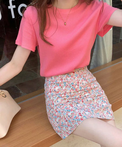 ＜SL2221665＞　カラーリブTシャツ
