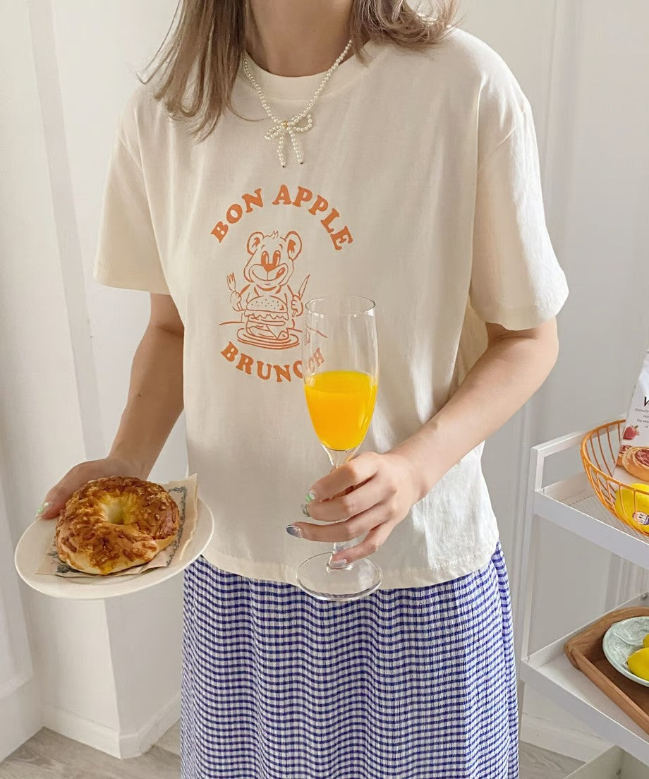 ＜SL2232702＞　Bear lunch T