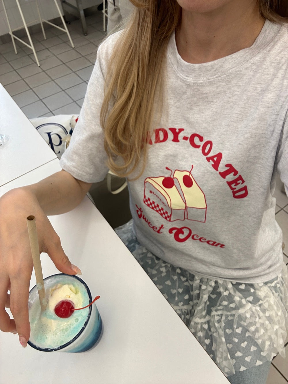 ＜SL2241659＞　candy cake tee