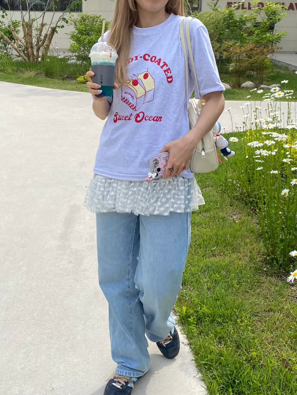 ＜SL2241659＞　candy cake tee